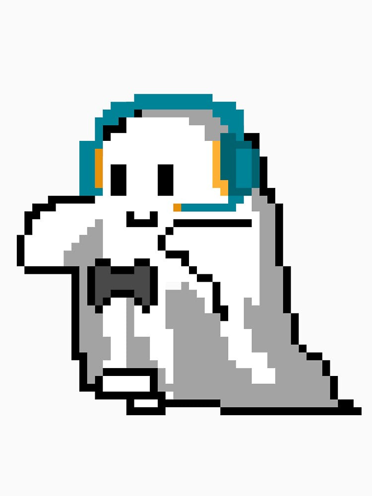 Gamer Ghost by hech011 T-Shirts, Hoodie, Sweatshirt | BlankRebels.com (Image 3)