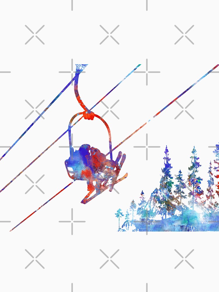 Couple ski lift, couple, ski sport, ski by Rosaliartbook T-Shirts, Hoodie, Sweatshirt | BlankRebels.com (Image 3)