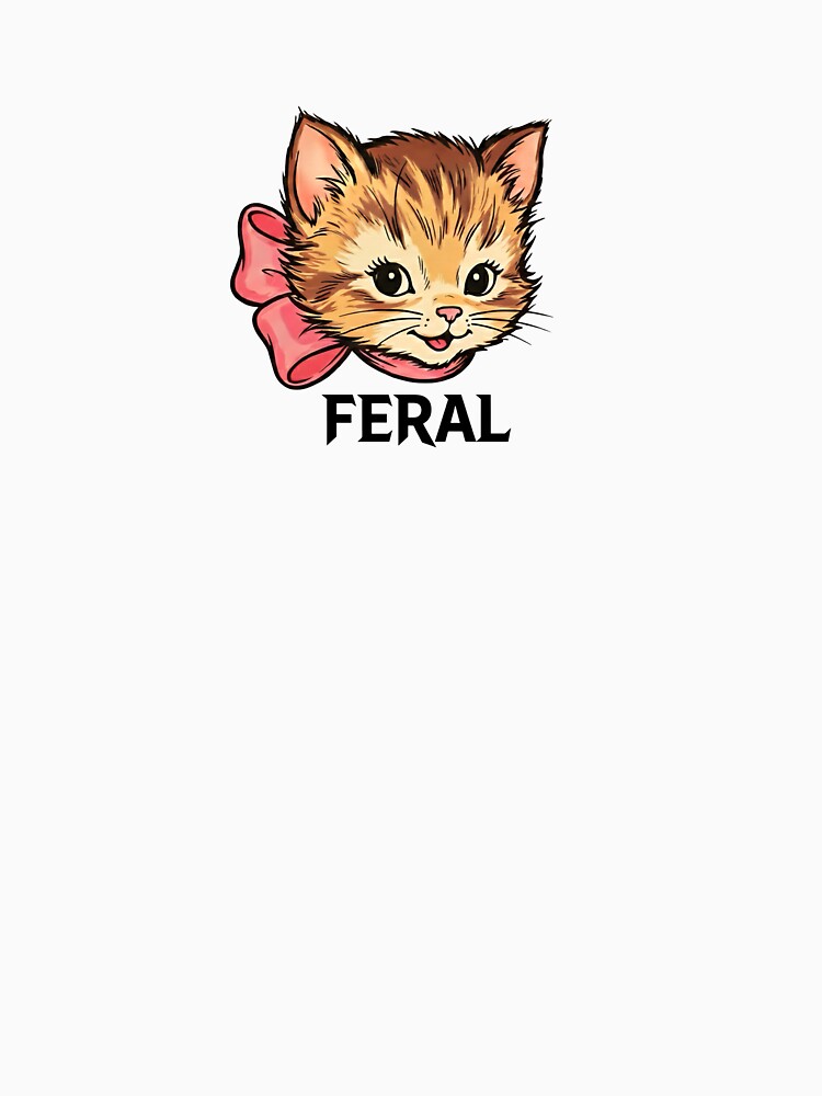 Cute But Feral Kitten Illustration by Moth and Moonstone Shop T-Shirts, Hoodie, Sweatshirt | BlankRebels.com (Image 3)