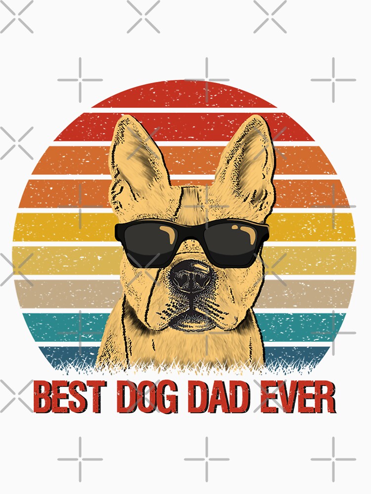 Best Dog Dad Ever Retro Vintage by Meggie179 T-Shirts, Hoodie, Sweatshirt | BlankRebels.com (Image 3)