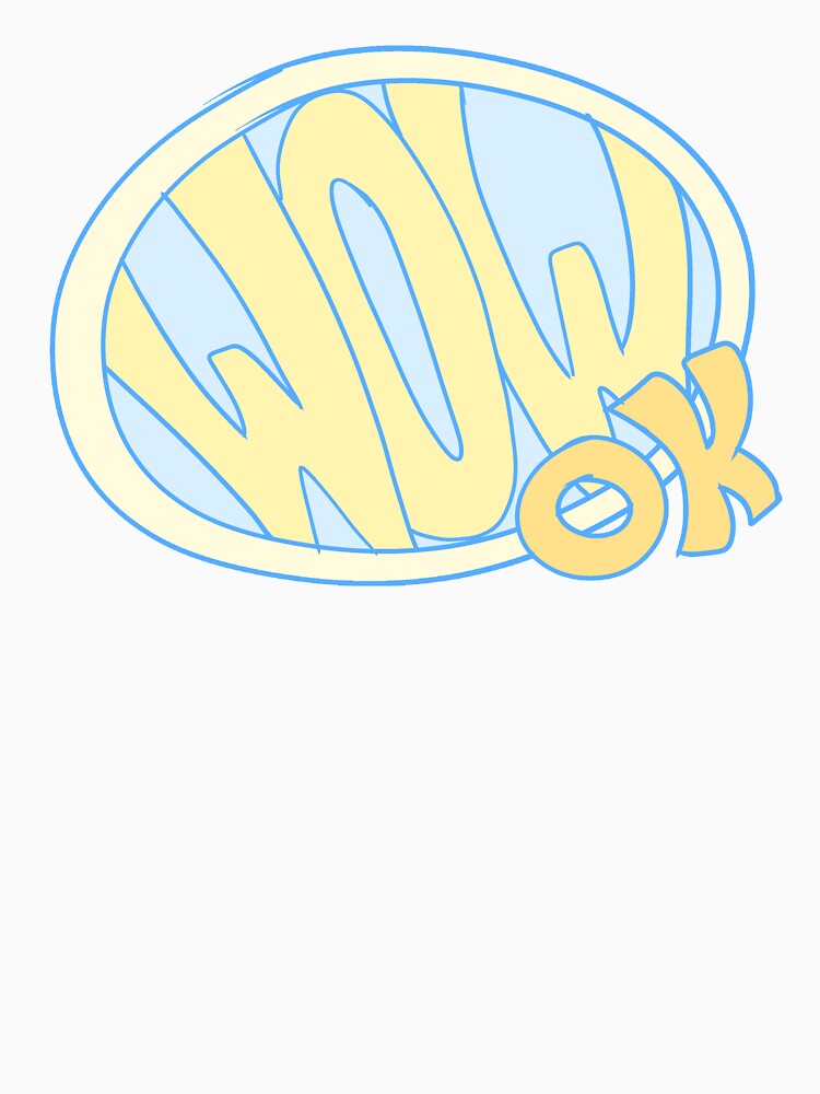 wow ok (yellow and blue) by gross-girl99 T-Shirts, Hoodie, Sweatshirt | BlankRebels.com (Image 3)