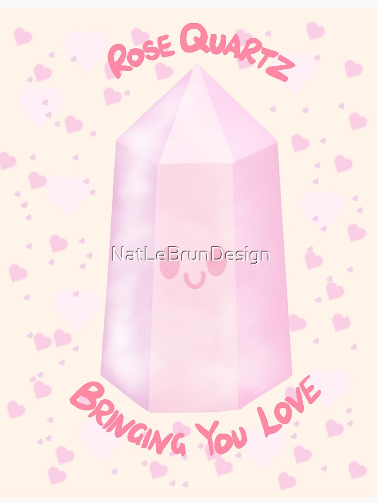 Rose quartz, bringing you love by NatLeBrunDesign T-Shirts, Hoodie, Sweatshirt | BlankRebels.com (Image 3)