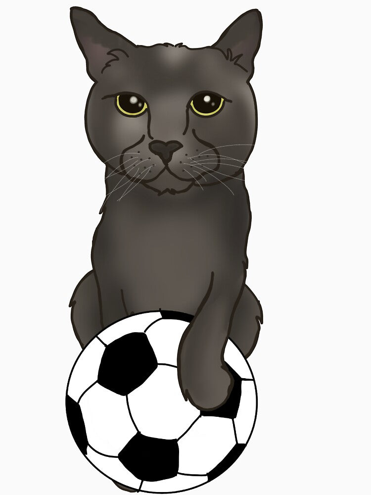 Soccer cat by Solid Gould  Designs