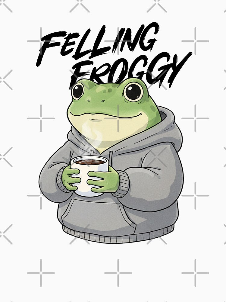 Feeling Froggy, Frog meme. by Tonsala T-Shirts, Hoodie, Sweatshirt | BlankRebels.com (Image 3)