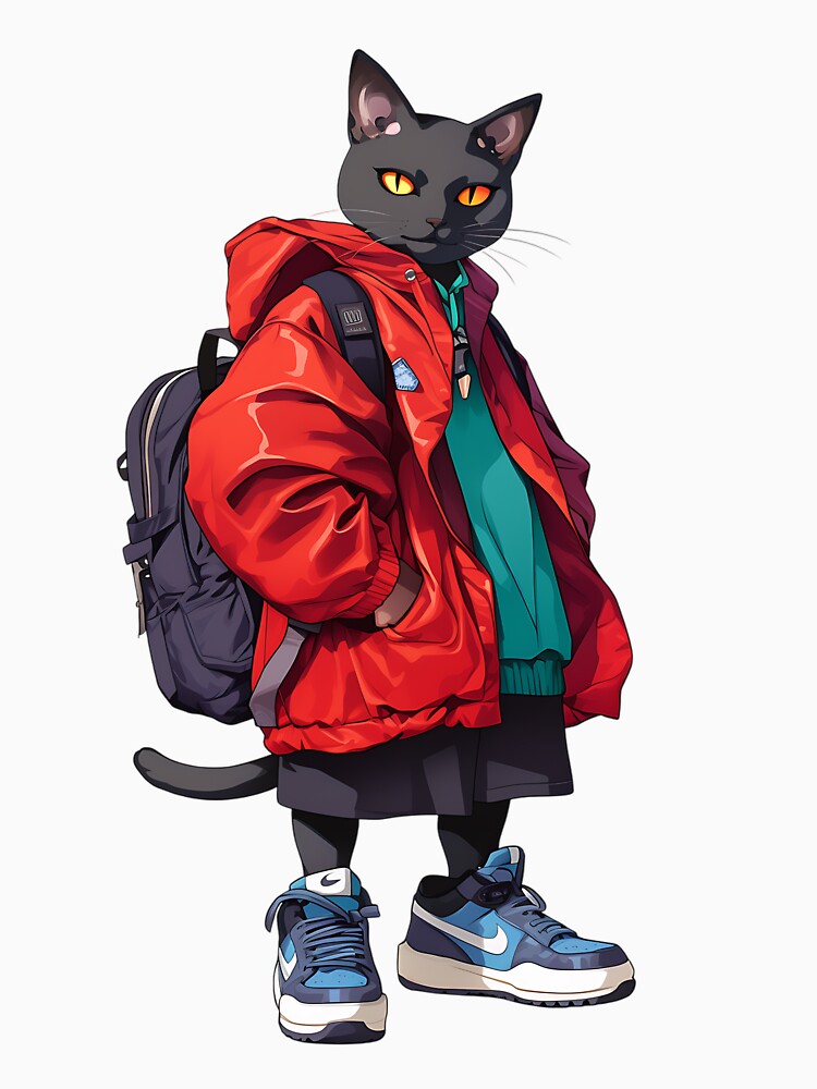 Streetwear Urban Cat by bapupa T-Shirts, Hoodie, Sweatshirt | BlankRebels.com (Image 3)