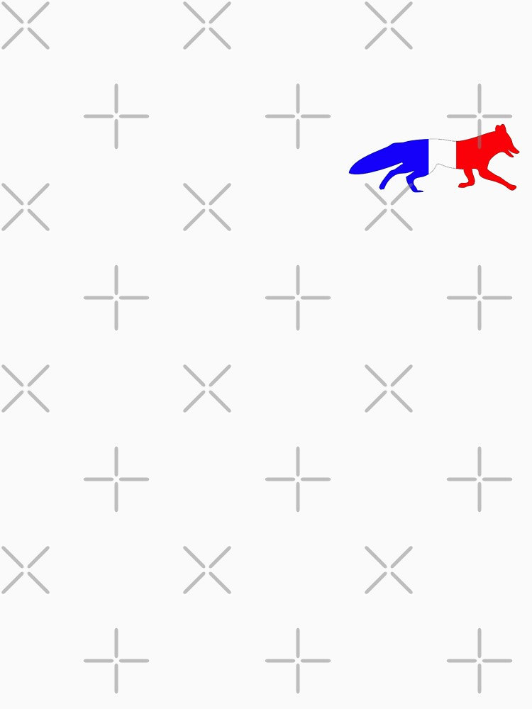 running foxes-frencj flag by wonderfloral T-Shirts, Hoodie, Sweatshirt | BlankRebels.com (Image 3)