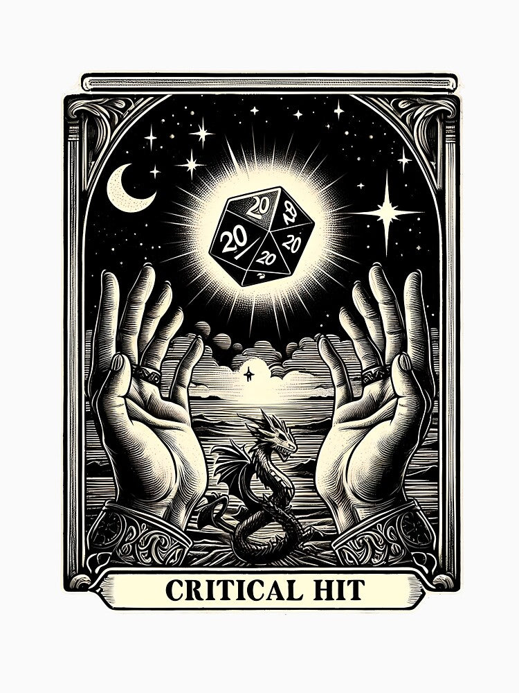RPG Critical Hit by MysticVault T-Shirts, Hoodie, Sweatshirt | BlankRebels.com (Image 3)