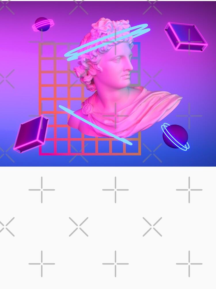 3D Aesthetics with Shapes Vaporwave Style (1) by Peekonet T-Shirts, Hoodie, Sweatshirt | BlankRebels.com (Image 3)