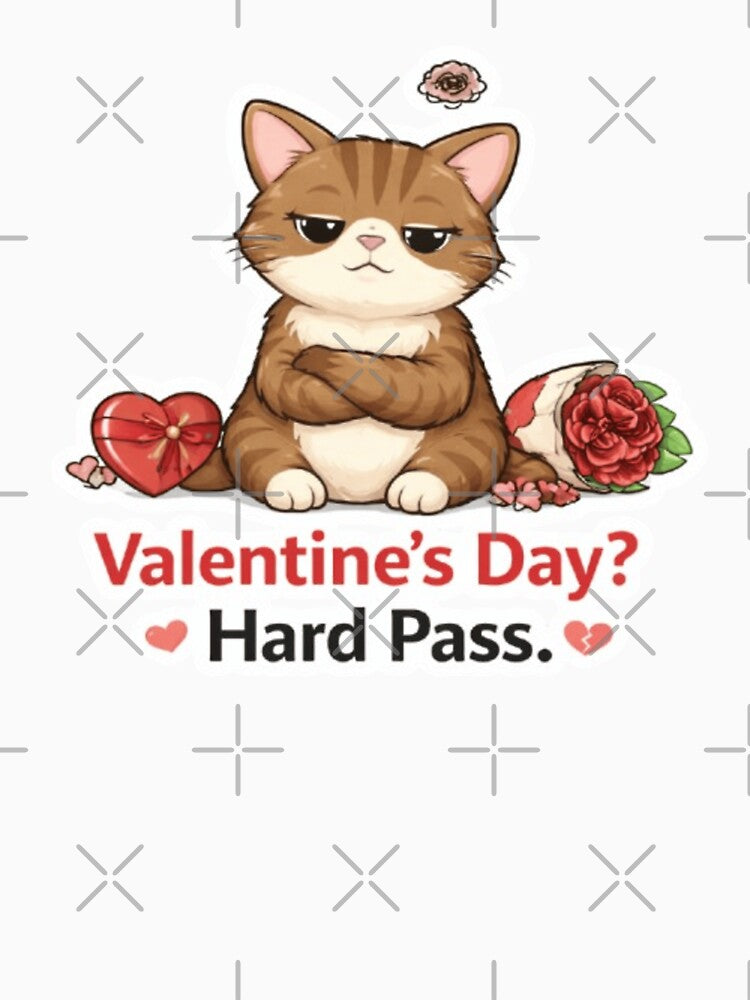 Valentine’s Day? Hard Pass. by Hiranyakashipu S T-Shirts, Hoodie, Sweatshirt | BlankRebels.com (Image 3)