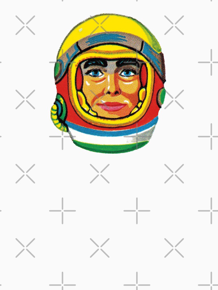 Astronaut Head halftone 1950s by PIXEL POP DESIGNS - Beyond the Norm! T-Shirts, Hoodie, Sweatshirt (Image 3)