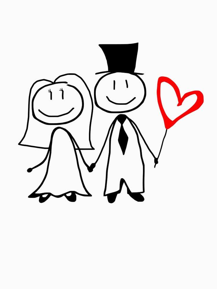 Wedding Couple Holding Red Heart by PioneerX1 T-Shirts, Hoodie, Sweatshirt | BlankRebels.com (Image 3)