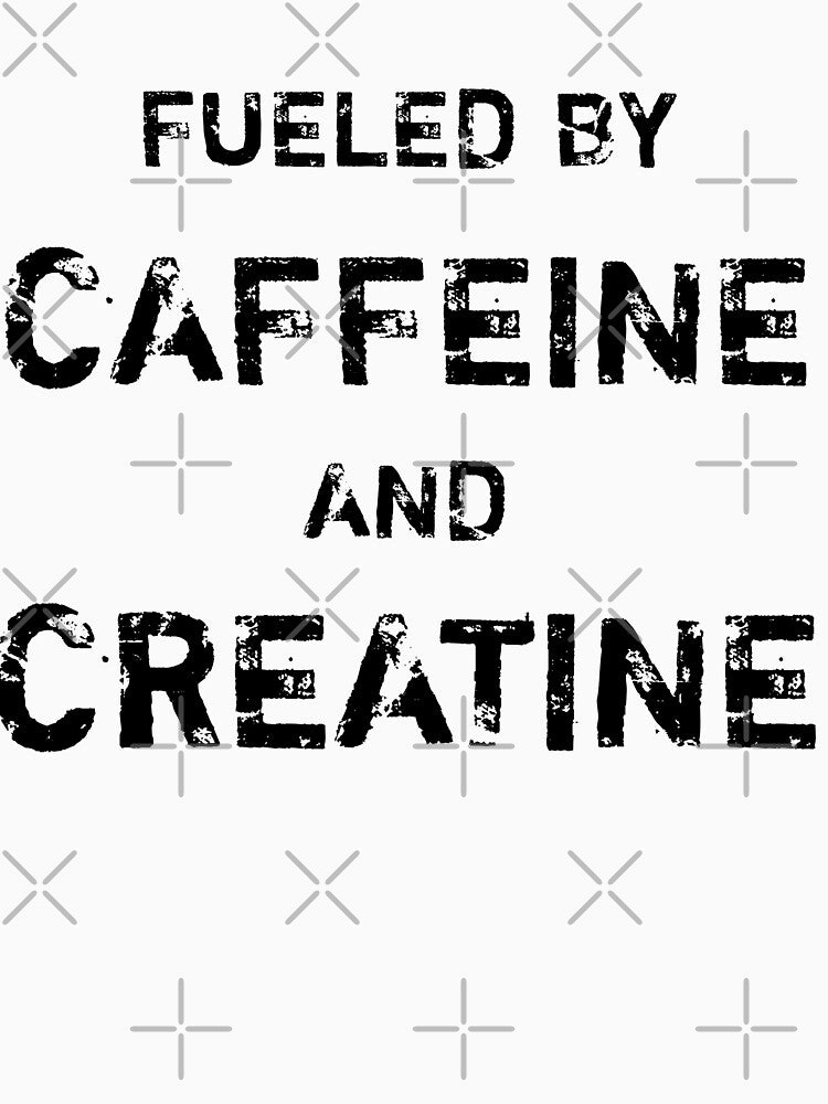 Fueled by Caffeine and Creatine Gym Shirt - Black Text by ThanosDemos Hoodie, Sweatshirt | BlankRebels.com (Image 3)