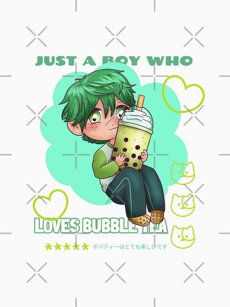 Just a Boy Who Loves Bubble Tea by Winter--Flowers T-Shirts, Hoodie, Sweatshirt | BlankRebels.com (Image 3)