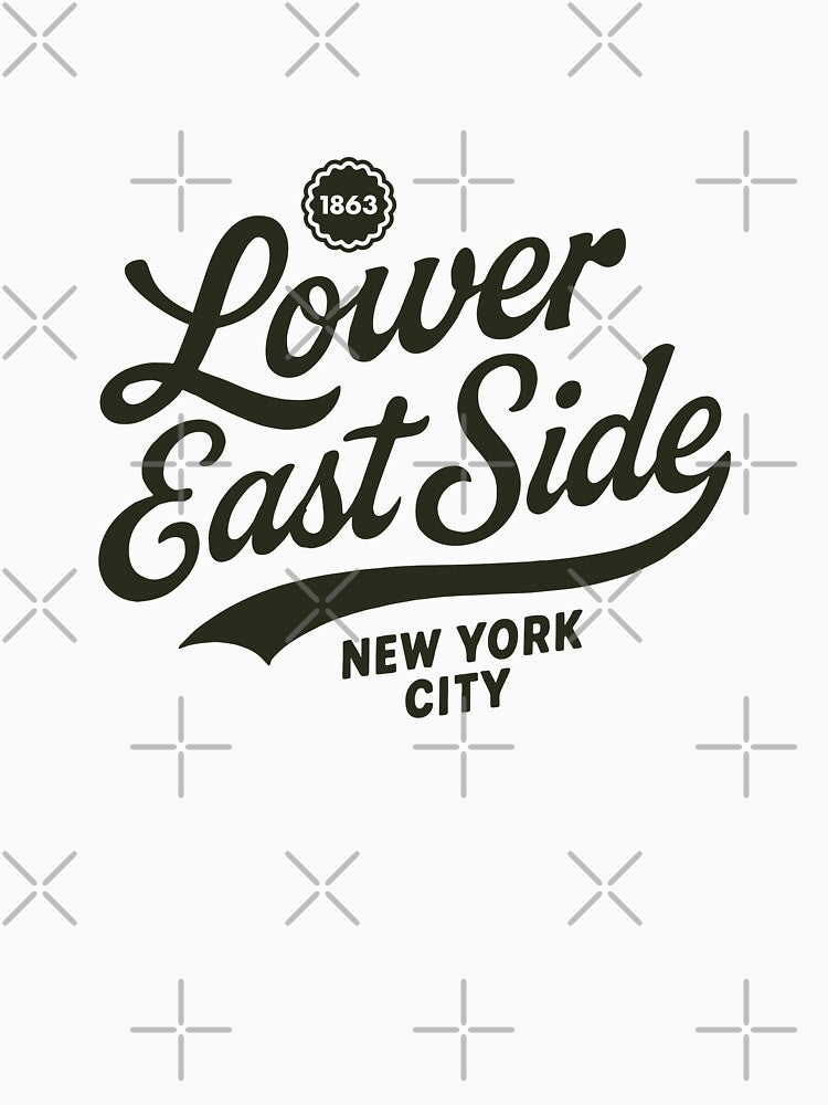 Lower East Side New York City Script by Boogosh T-Shirts, Hoodie, Sweatshirt | BlankRebels.com (Image 3)