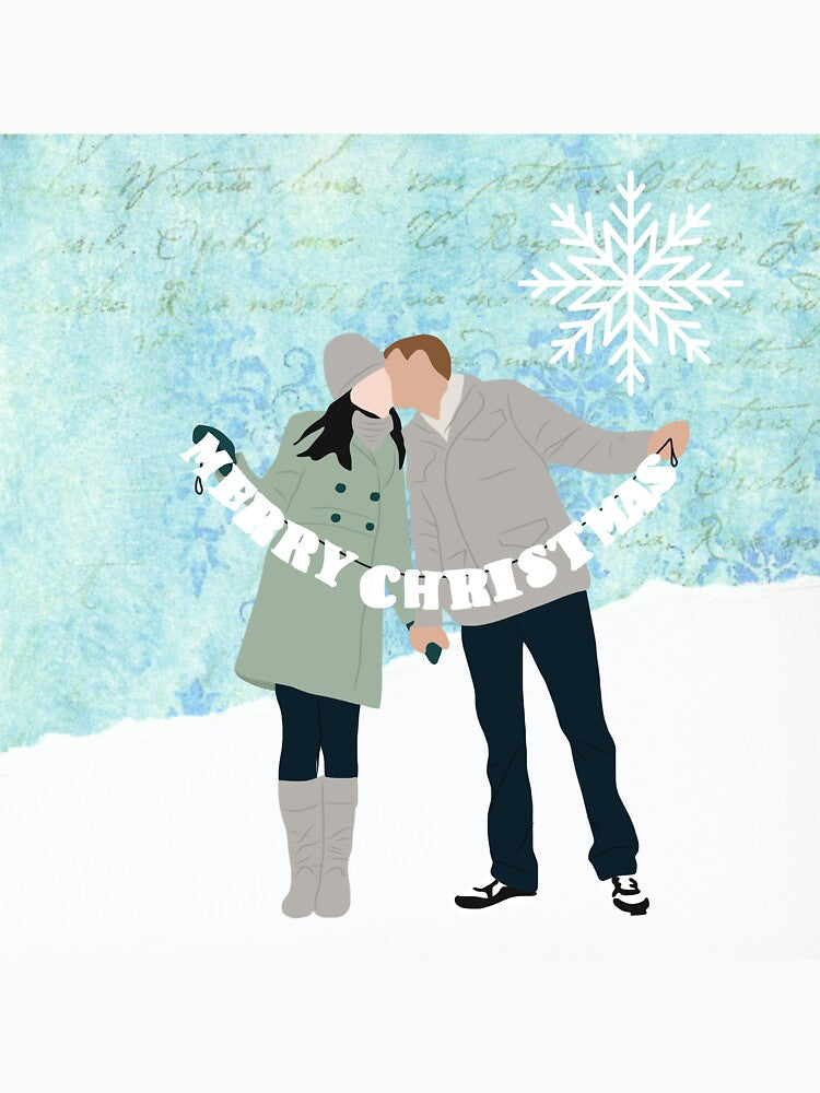 Merry Christmas couple in the snow by CindyIR T-Shirts, Hoodie, Sweatshirt | BlankRebels.com (Image 3)