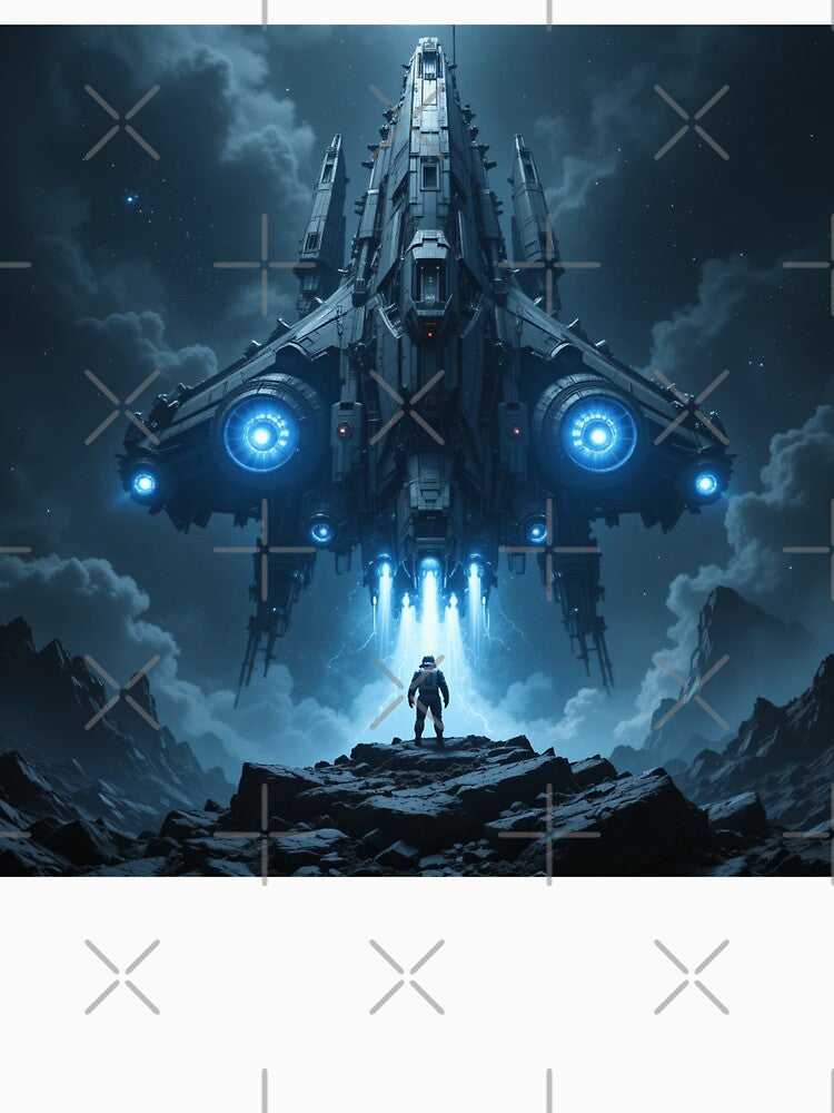 Spaceship by RaF71PrO T-Shirts, Hoodie, Sweatshirt | BlankRebels.com (Image 3)