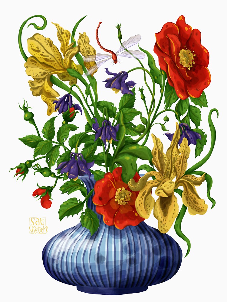 Vintage Botanical Illustration by Saturday-Sketch T-Shirts, Hoodie, Sweatshirt | BlankRebels.com (Image 3)