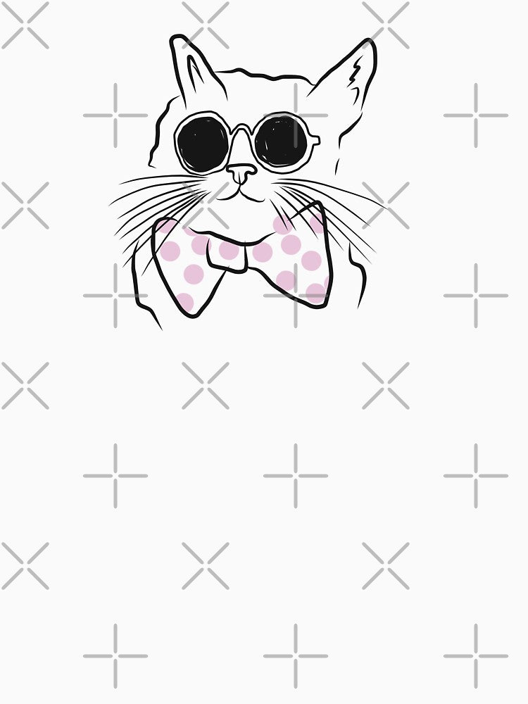 Cat cool sunglasses funny minimalist cat lover by Tropical Blood T-Shirts, Hoodie, Sweatshirt | BlankRebels.com (Image 3)