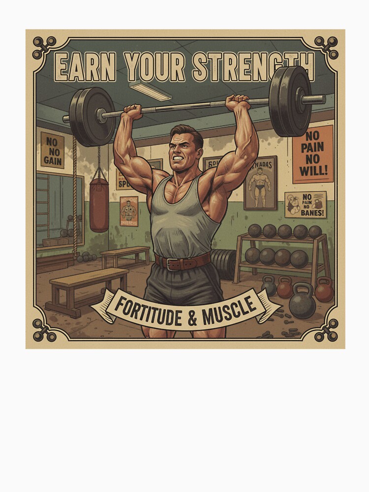 Earn Your Strength. Old School. by MaciejErdon