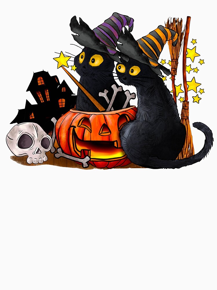 Cat Halloween by JeffGrinble T-Shirts, Hoodie, Sweatshirt | BlankRebels.com (Image 3)