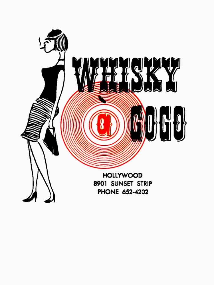 Whisky A Go Go Vintage Poster Restoration Digital Painting Retro Band Gig by LisaFaught8 T-Shirts, Hoodie,... (Image 3)