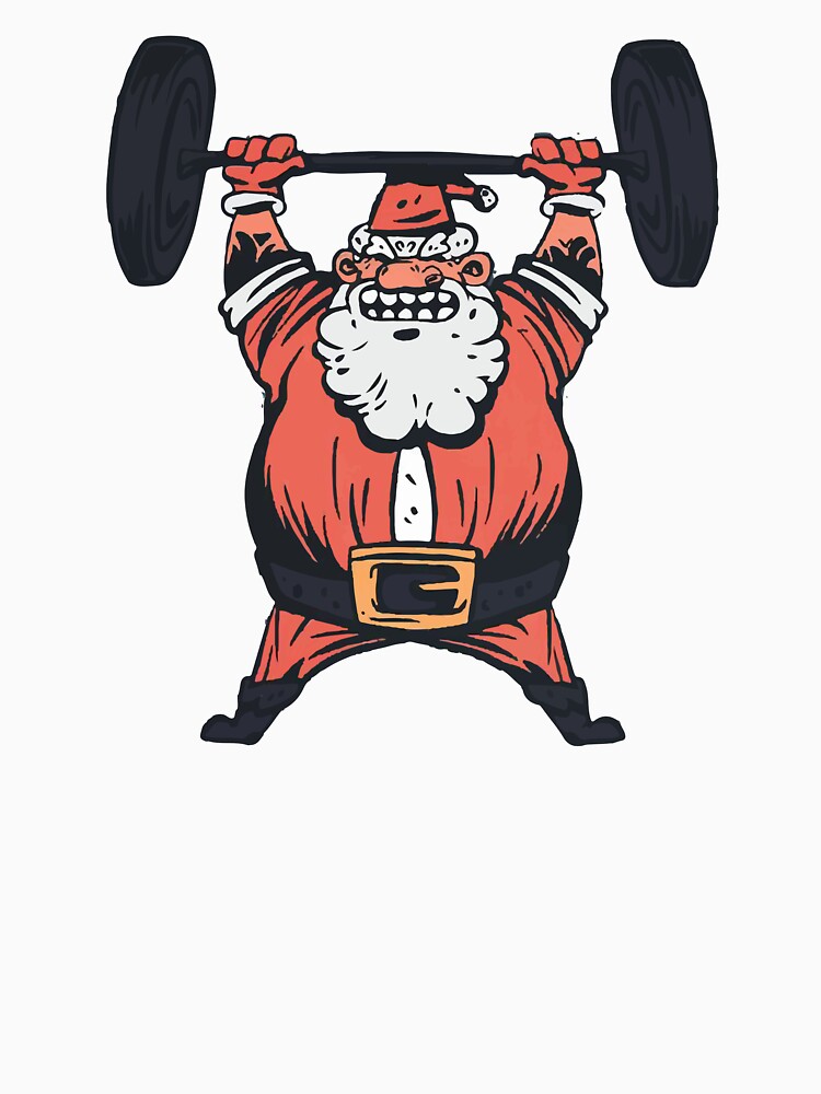 santa gym by zaher97 T-Shirts, Hoodie, Sweatshirt | BlankRebels.com (Image 3)