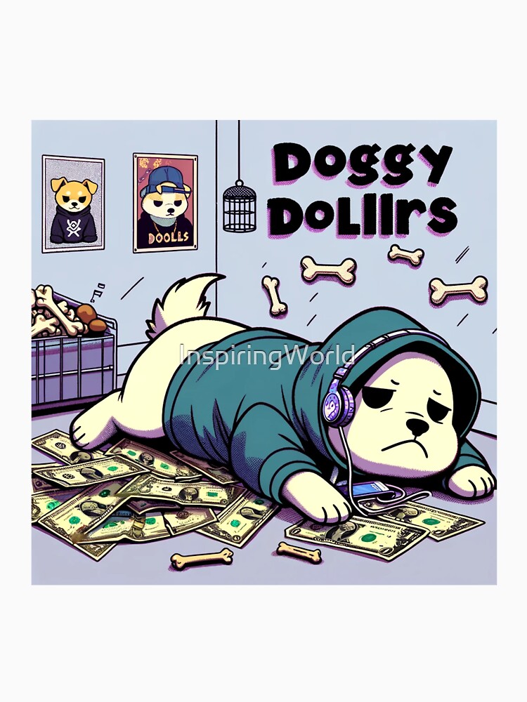 DOGGY DOLLARS can't spell by InspiringWorld T-Shirts, Hoodie, Sweatshirt | BlankRebels.com (Image 3)