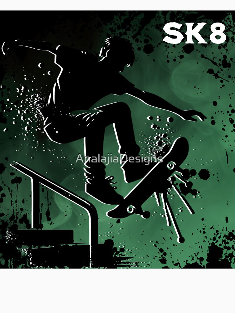 SK8 Skateboarding Graphic by AnalajiaDesigns