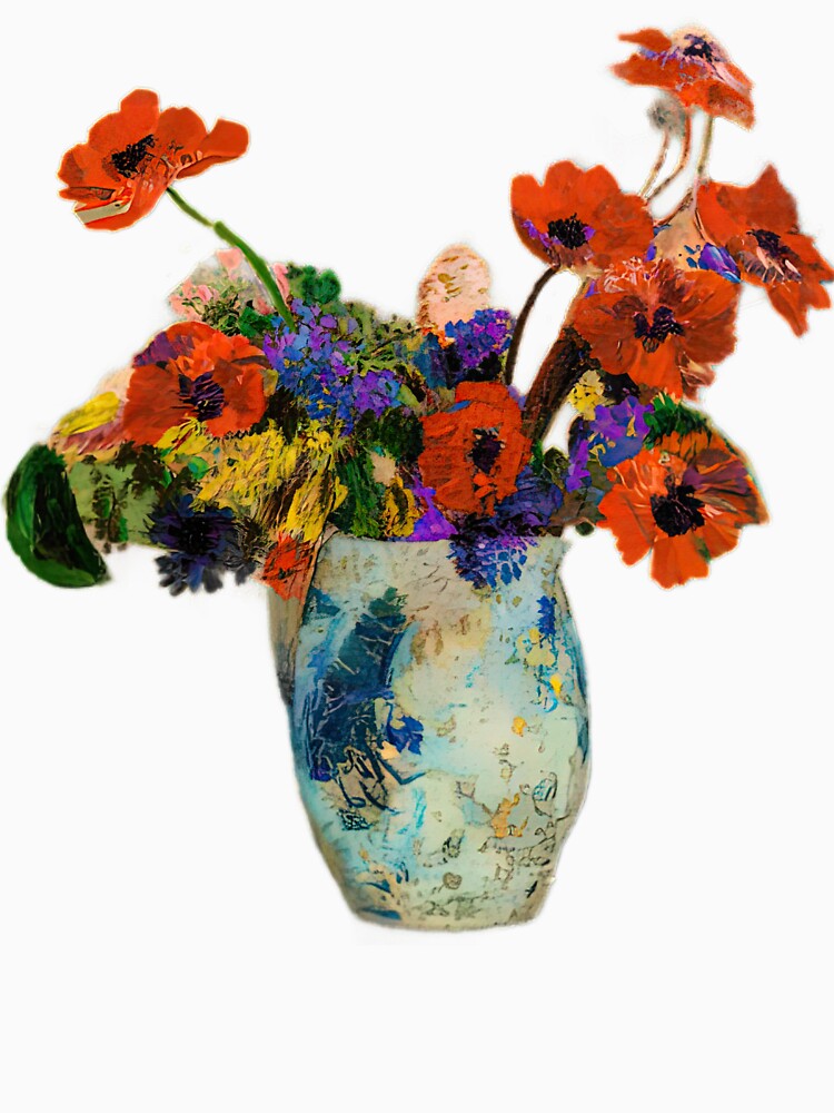 Odilon Redon - Vase de Fleurs (1885-95) by zeucontosu T-Shirts, Hoodie, Sweatshirt | BlankRebels.com (Image 3)
