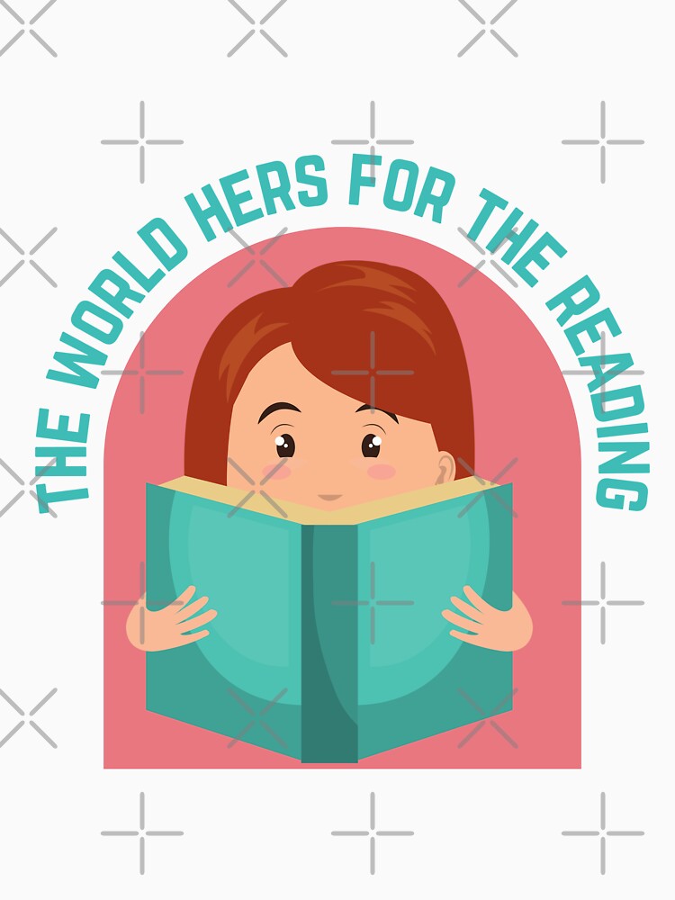 The World Hers For The Reading for abibliophilic by Anchorbutterfly T-Shirts, Hoodie, Sweatshirt | BlankRebels.com (Image 3)