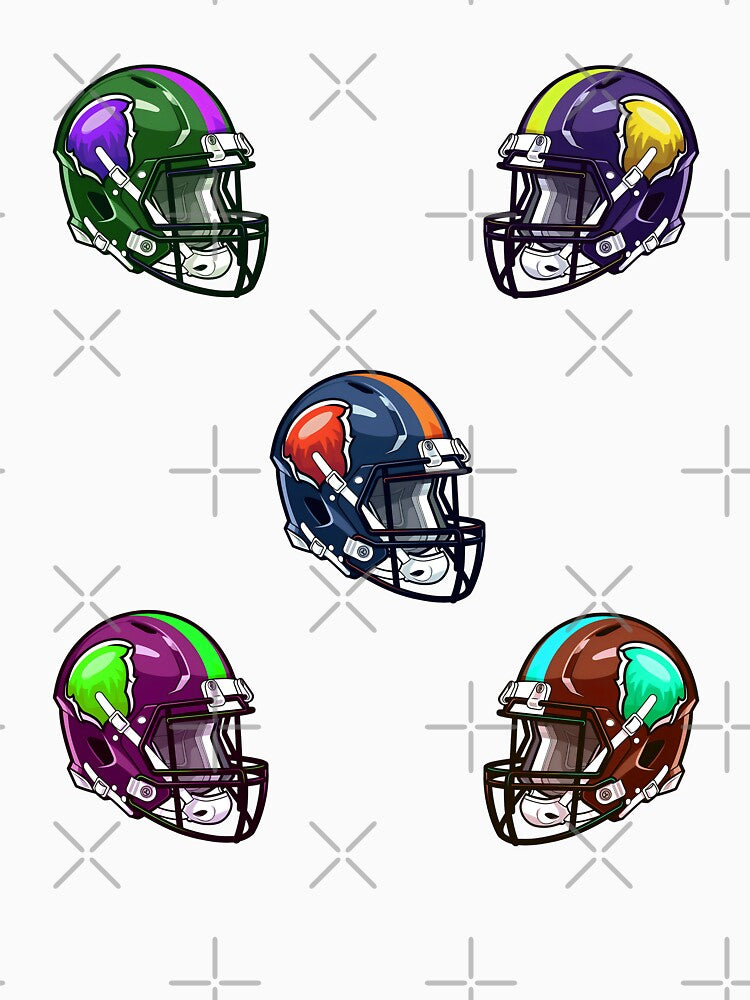Football Helmet Pack by franktact T-Shirts, Hoodie, Sweatshirt | BlankRebels.com (Image 3)