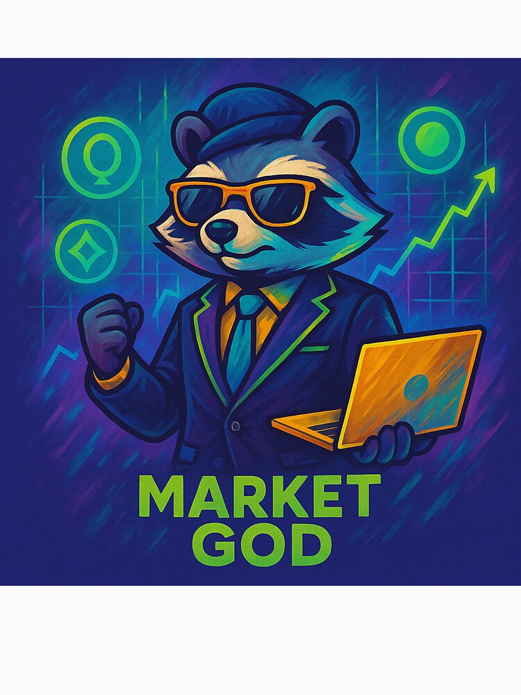 Market God – Cool Raccoon Trader Stock Market by the-dovlat T-Shirts, Hoodie, Sweatshirt | BlankRebels.com (Image 3)