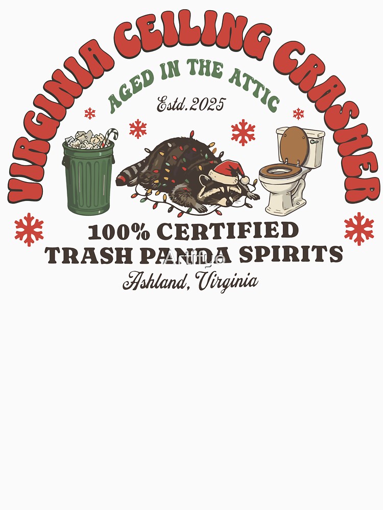 Drunk Raccoon of Virginia by Artifyo T-Shirts, Hoodie, Sweatshirt | BlankRebels.com (Image 3)