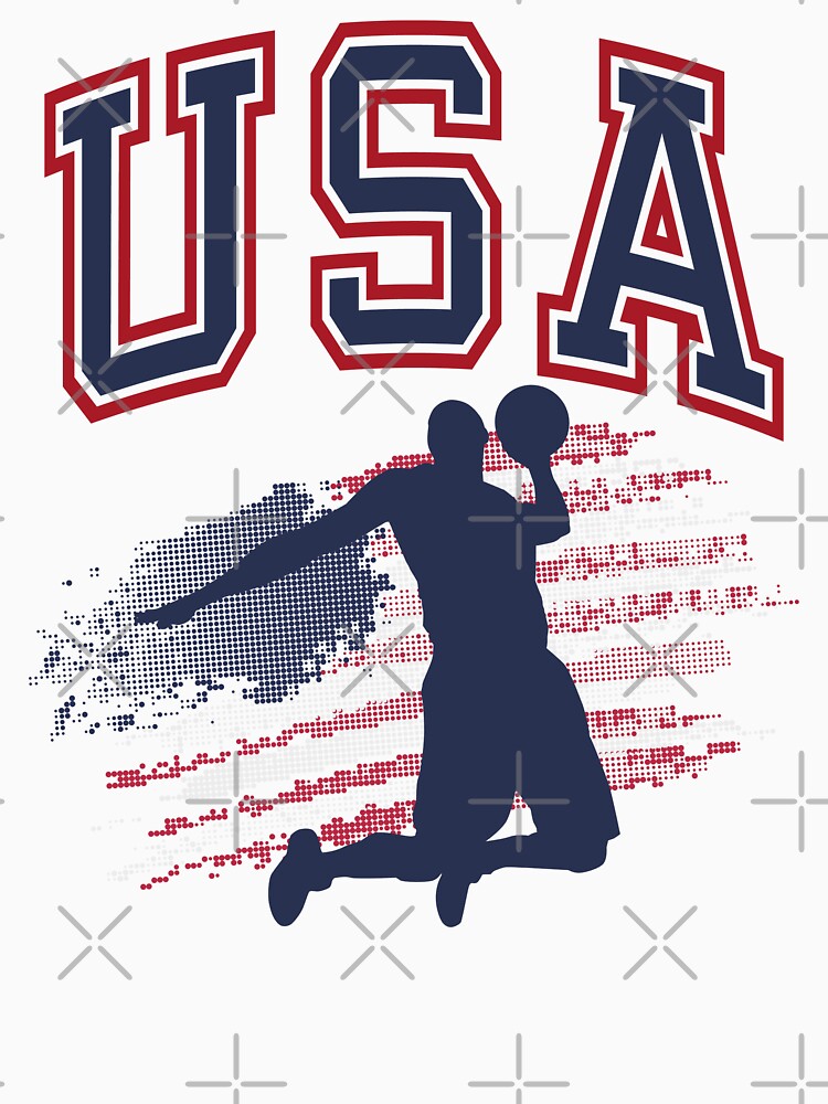 2024 Basketball  Lover USA T-Shirt by UNCLEBHU