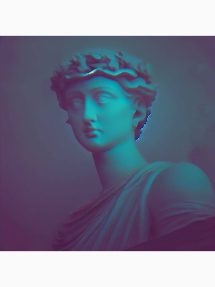 Vaporwave bust by Donkey's Salad T-Shirts, Hoodie, Sweatshirt | BlankRebels.com (Image 2)