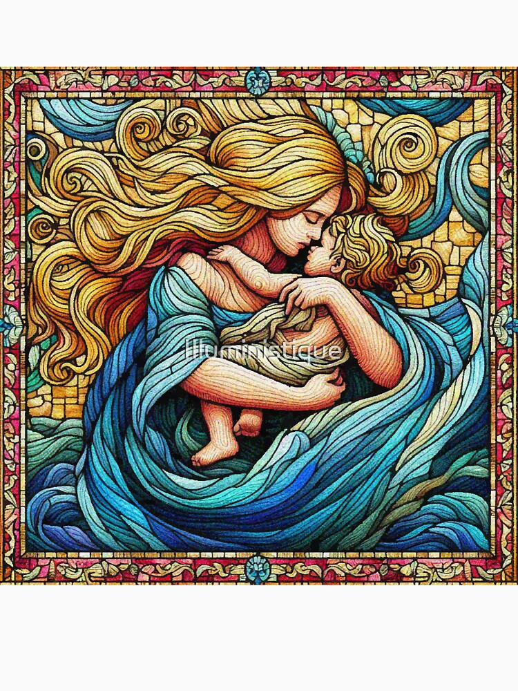 Tender Moment Mothers Day by Illuministique T-Shirts, Hoodie, Sweatshirt | BlankRebels.com (Image 3)