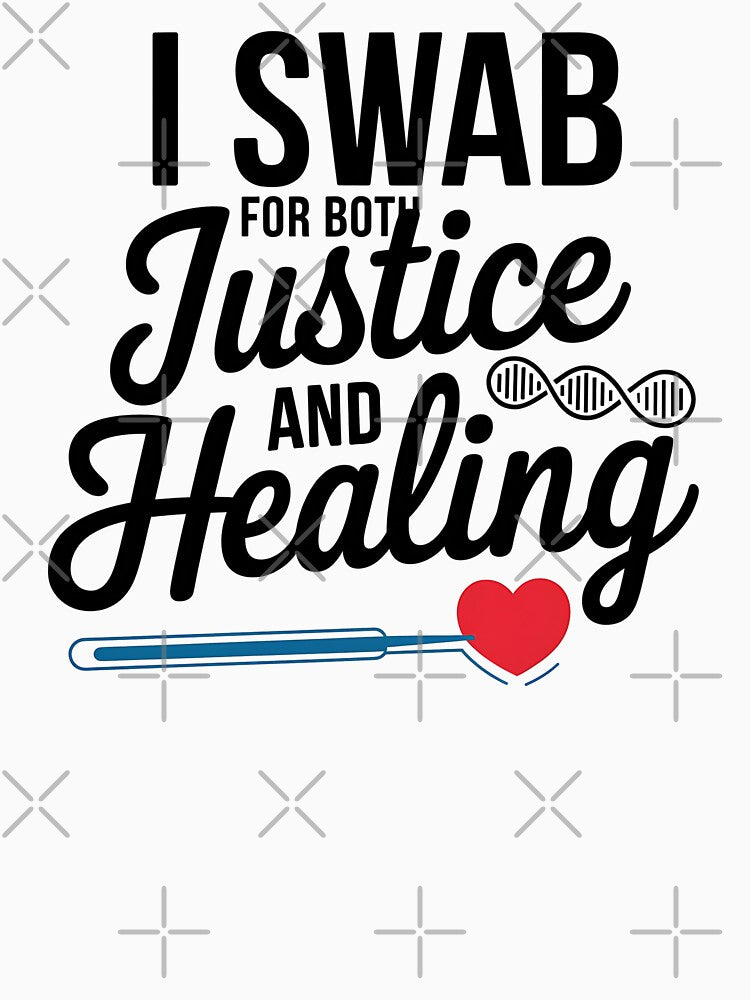 I Swab for Both Justice and Healing | Forensic Nurse by CuteDesignables T-Shirts, Hoodie, Sweatshirt (Image 3)