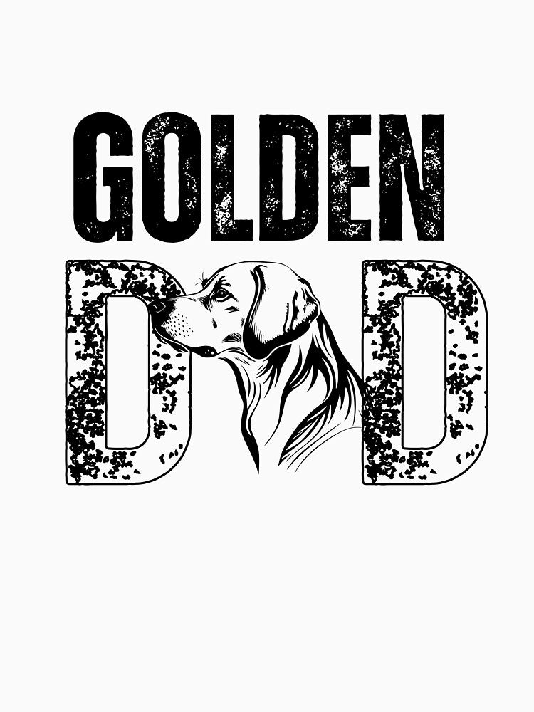 Golden Retriever dad by DeluxBee T-Shirts, Hoodie, Sweatshirt | BlankRebels.com (Image 3)