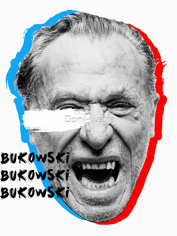 Bukowski pop culture by Domi-llustra T-Shirts, Hoodie, Sweatshirt | BlankRebels.com (Image 3)