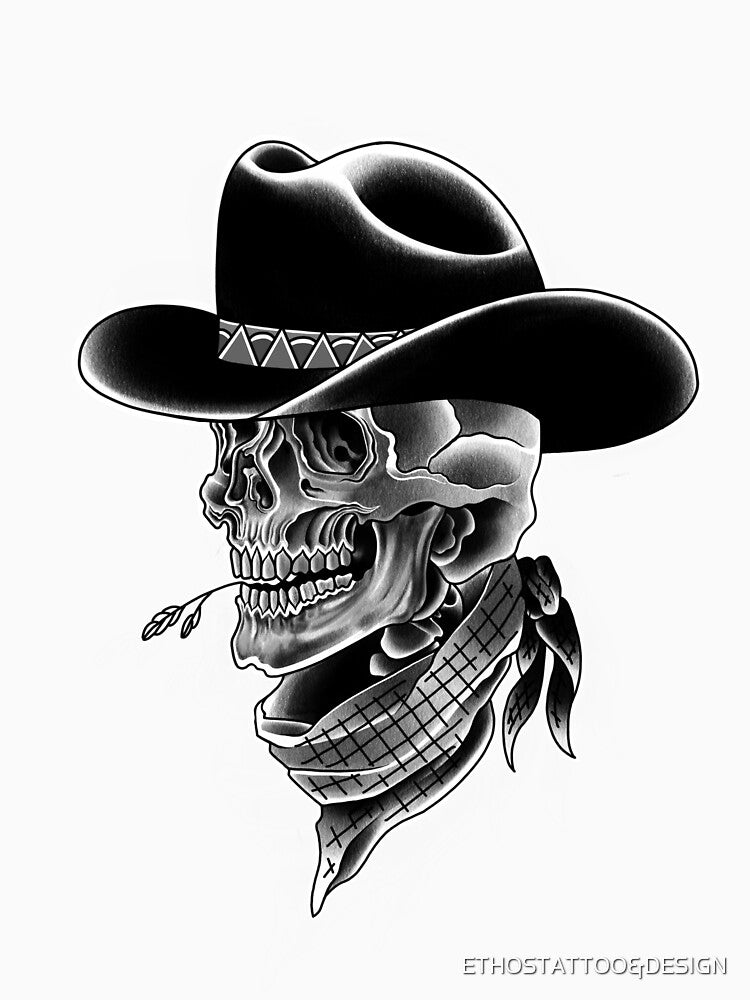 Dead eye cowboy by ETHOSTATTOO&DESIGN T-Shirts, Hoodie, Sweatshirt | BlankRebels.com (Image 3)