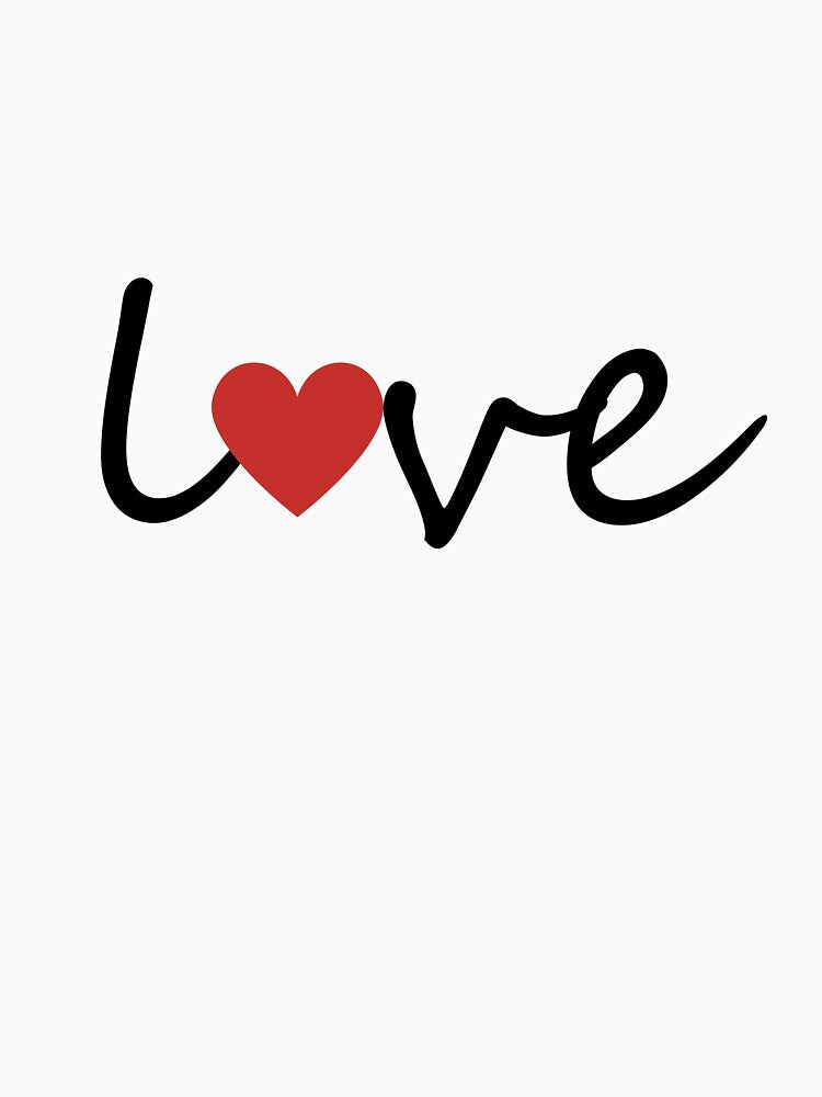 Love – Minimal Typography Sticker by Renu-Arts T-Shirts, Hoodie, Sweatshirt | BlankRebels.com (Image 3)