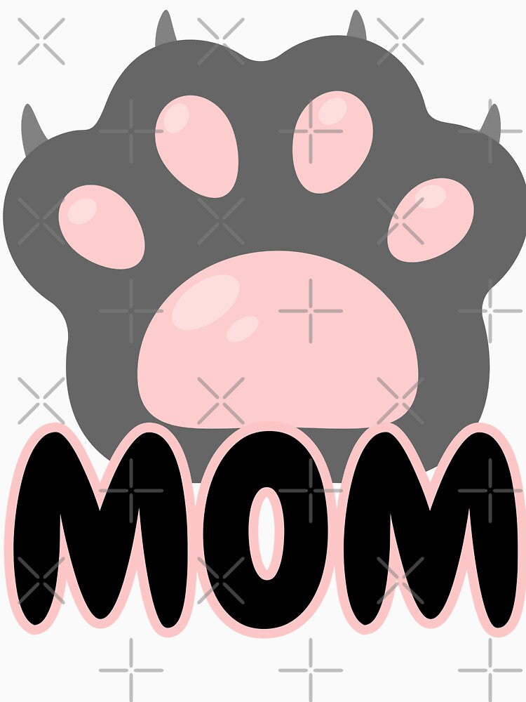 Cat/Dog Mom Cute Minimalist Text Design : Perfect for Proud Pet Lovers by AlienTechs T-Shirts, Hoodie, Sweatshirt (Image 3)