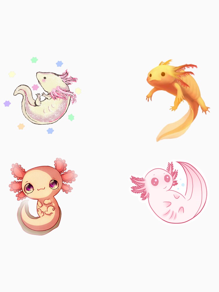 Cute Axolotl by LunaticArtWork T-Shirts, Hoodie, Sweatshirt | BlankRebels.com (Image 3)
