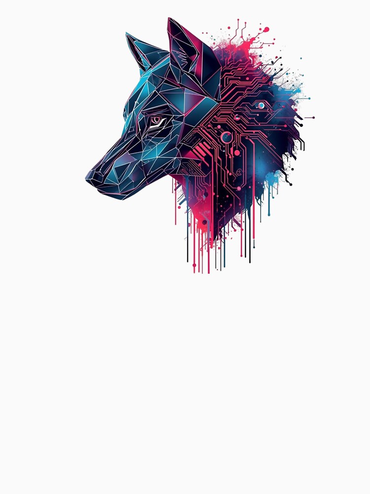 Geometric Wolf Head by garts T-Shirts, Hoodie, Sweatshirt | BlankRebels.com (Image 3)