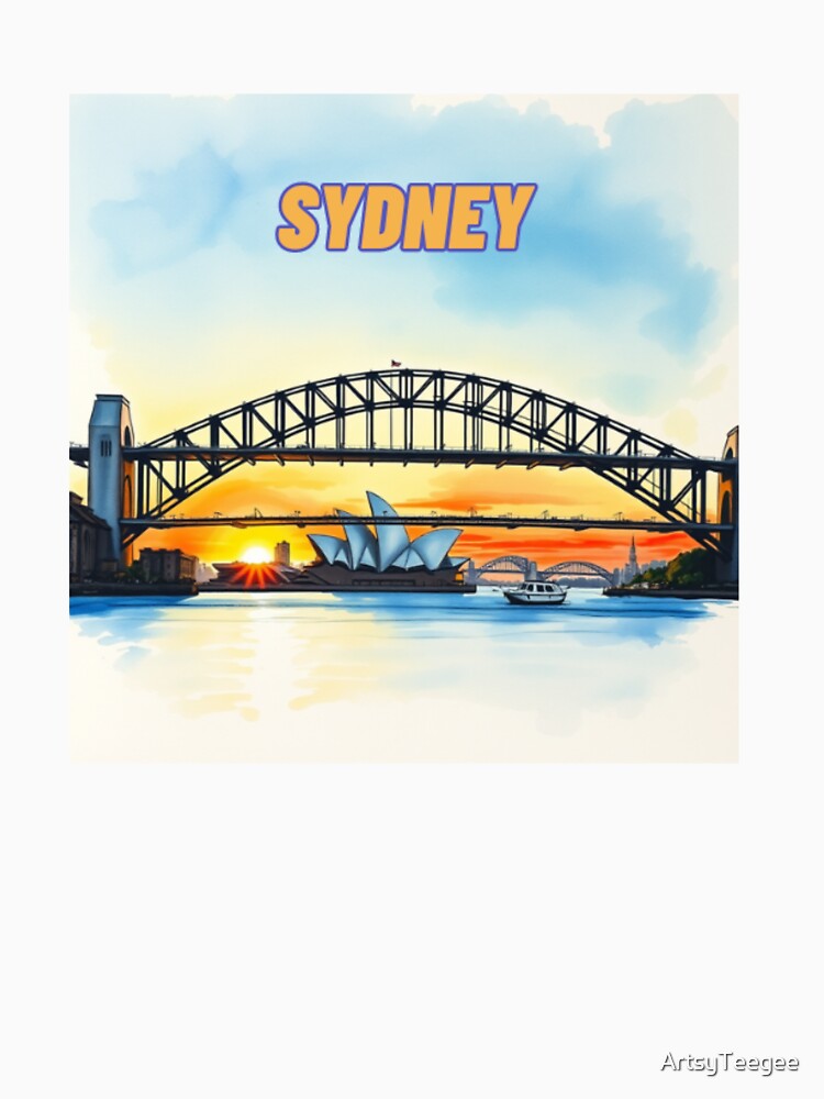 I Love Sydney by ArtsyTeegee T-Shirts, Hoodie, Sweatshirt | BlankRebels.com (Image 3)