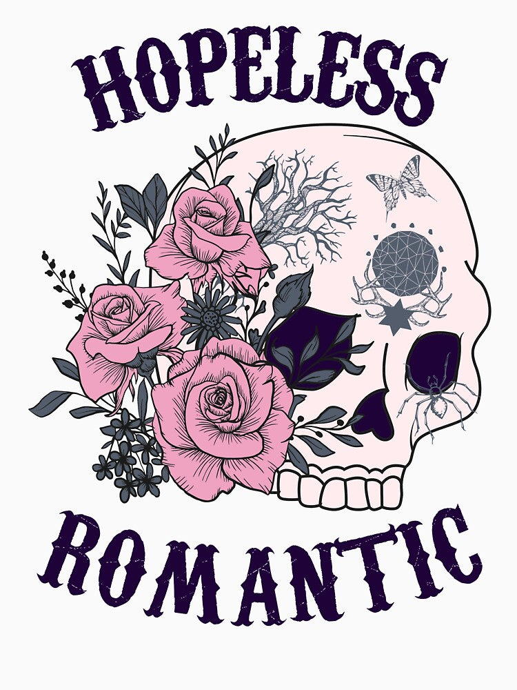 Hopeless Romantic Funny Halloween by DNW-art T-Shirts, Hoodie, Sweatshirt | BlankRebels.com (Image 3)