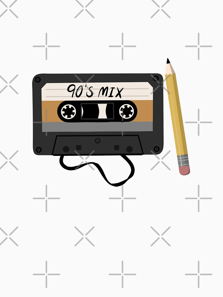 90's mix cassette tape by ellealsopaints T-Shirts, Hoodie, Sweatshirt | BlankRebels.com (Image 3)