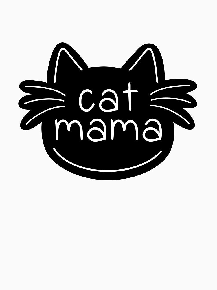 Black Cat Mama Aesthetic Pet Lover Minimal Design by Nesstitches T-Shirts, Hoodie, Sweatshirt | BlankRebels.com (Image 3)