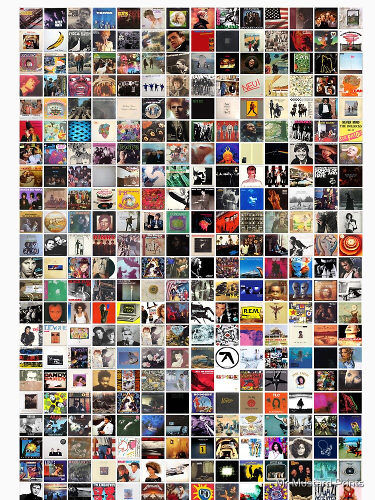 Ultimate Vinyl Print: Greatest Music Albums of All Time by Mr Mustard Prints T-Shirts, Hoodie, Sweatshirt (Image 3)