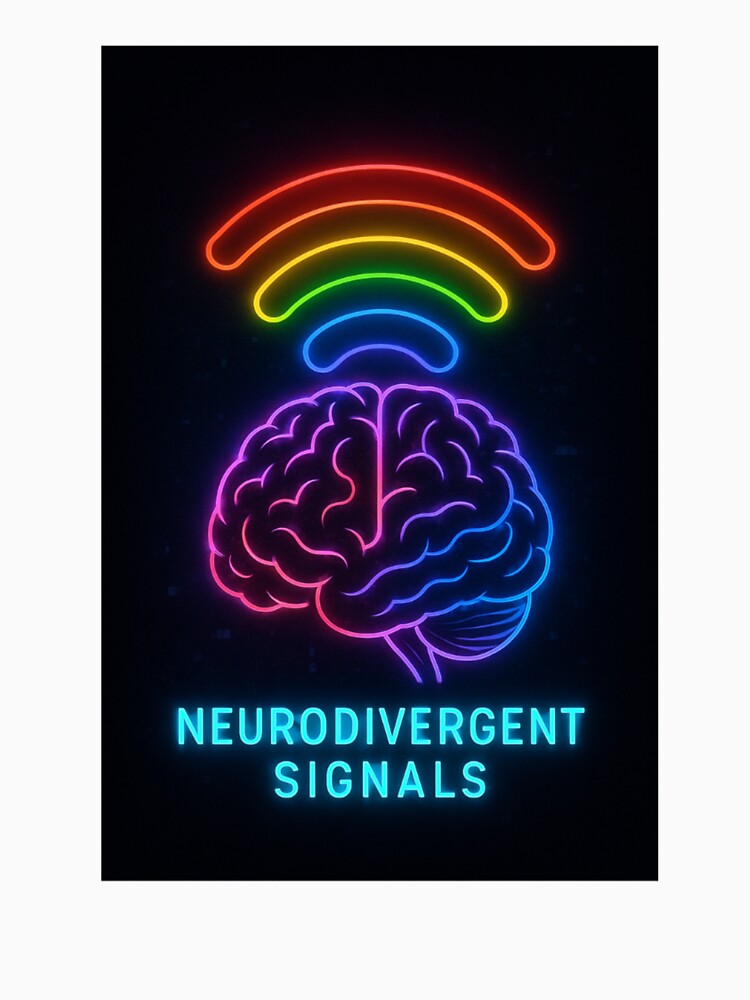 Neurodivergent signals pride brain by Feathers and Flair T-Shirts, Hoodie, Sweatshirt | BlankRebels.com (Image 3)